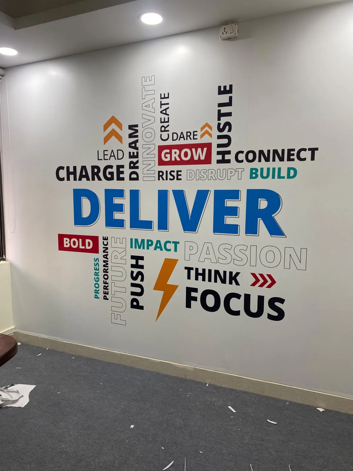 DTDC wall vinyl bangalore